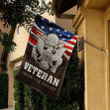 Tmarc Tee Personalized United State American Military Veteran Retire Printed Garden Flag