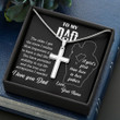 Tmarc Tee To My Dad The Older I Get The More I Realize Best Gift For Dad Cross Necklace