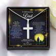 Tmarc Tee To My Dad Day By Day You Mean More To Me Best Gift For Dad Cross Necklace