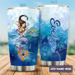 Tmarc Tee Personalized Sodiac Sign Water Cancer, Scorpio, Pieces Stainless Steel Tumbler