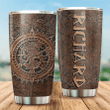 Tmarc Tee Personalized Mexican Aztec Warrior Stainless Steel Tumbler Oz