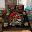 Tmarc Tee Aztec Eagle Skull Warrior All Over Printed Bedding Set