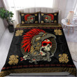 Tmarc Tee Aztec Eagle Skull Warrior All Over Printed Bedding Set