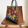 Hippie Sunflower Colorful NNRZ2411023Z Leather Bag