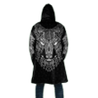 Tmarc Tee Wolf Viking Black White 3D All Over Printed Cloak KL06092202