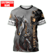 Tmarc Tee Personalized Name Rodeo Horse Lover Combo T- Shirt + Boarshorts KL27092202