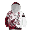 Alpha King Lion Tattoo 3D All Over Printed Kid Hoodie