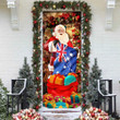 Australia Christmas Santa Laughing Christmas Door Cover - Garage Door Christmas Cover Tmarc Tee