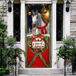 Horse Merry Christmas Door Cover - Christmas Horse Decor - Christmas Outdoor Decoration Tmarc Tee