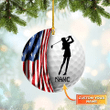 Lady Golf Ball - Shaped Ornament - Golfer Ornaments Gift Tmarc Tee