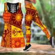 Juneteenth Tmarc Tee African Art Combo Legging + Tank Top SN
