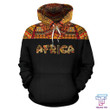 Africa Hoodie - African Pattern Horizontal Style - Amaze Style™-ALL OVER PRINT HOODIES