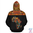 Africa Zip Hoodie - African Pattern Horizontal Style - Amaze Style™-ALL OVER PRINT ZIP HOODIES