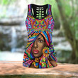African Black Girl Pattern Legging & Tank top-ML-Apparel-ML-No Legging-S-Vibe Cosy™
