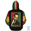African Hoodie - African Malcolm x Retro Hoodie - Amaze Style™-ALL OVER PRINT HOODIES (A)