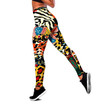 Tmarc Tee African Traditional Pattern D Over Printed Legging & Tank top-ML