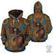 African Zip-Up Hoodie - Africa Black Girl Floral - Amaze Style™-ALL OVER PRINT ZIP HOODIES