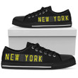 Tmarc Tee Airport Destinations NEW YORK - Low Top Canvas Shoes