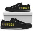 Tmarc Tee Airport Destinations LONDON (Black) - Low Top Canvas Shoes