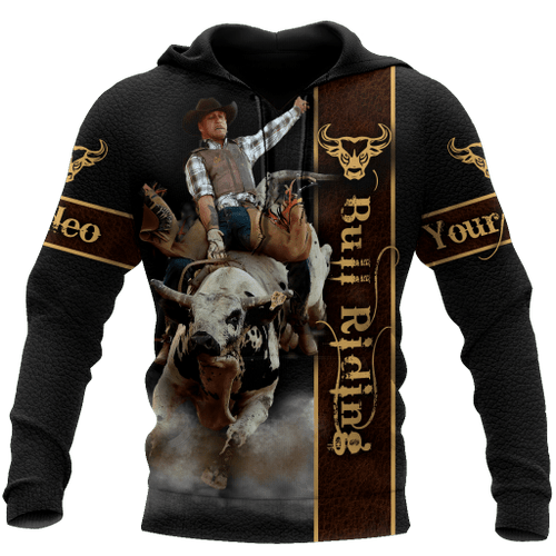  Personalized Name Bull Riding 3D All Over Printed Unisex Shirts Bull Rider Ver 5
