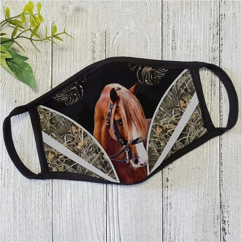 Beautiful American Quarter Horse Face Mask TN