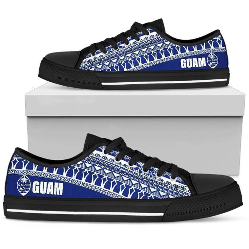 Guam Low Top Shoes - Latte Stone Blue White - BN09