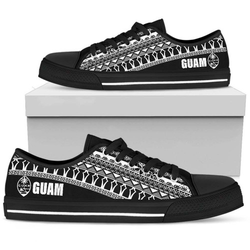 Guam Low Top Shoes - Latte Stone Black White - BN09