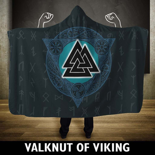 Viking Hooded Blanket - Valknut Viking PL097