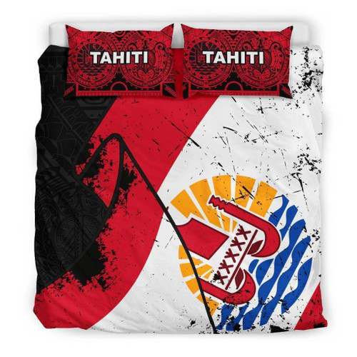 Tahiti Special Grunge Flag Bedding Set A02
