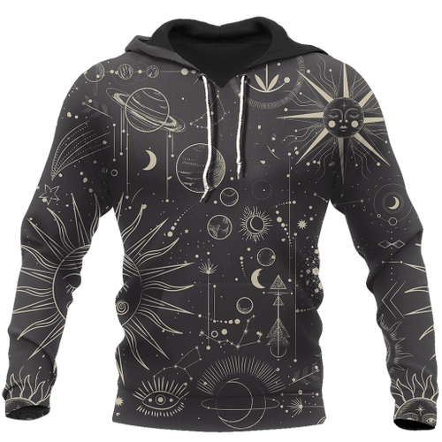3D All Over Printed Shirts Hoodie Sun and Moon MP998