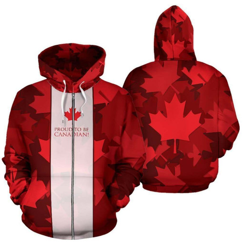 Proud To Be Canadian Pullover Hoodie A0