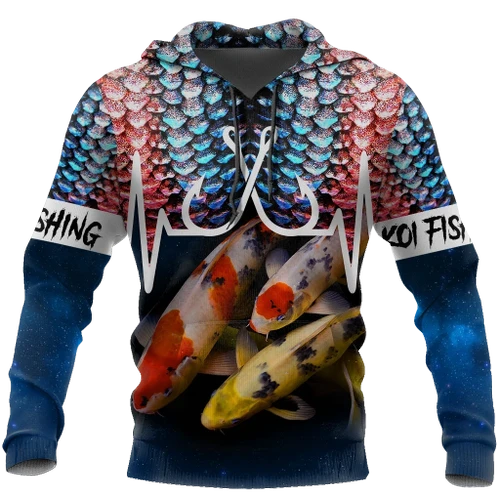 Koi Fishing Huk up 3D all over printing shirts for men and women