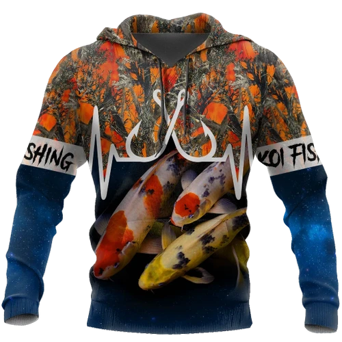 Koi Fishing Camo 3D all over printing shirts for men and women