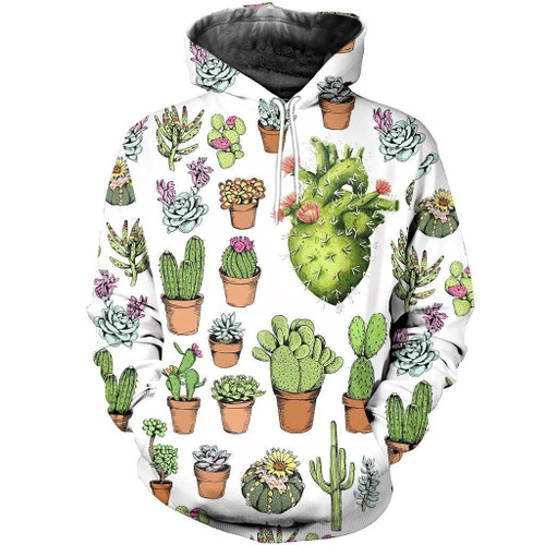 3D All Over Printed Beautiful Succulents Shirts And Shorts