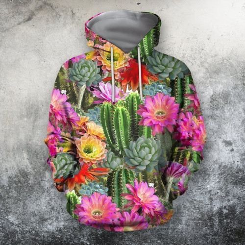 3D All Over Printed Beautiful Cactus flower Shirts