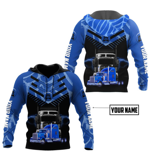 3D All Over Printed Truck Lover  Unisex Shirts Custom Name XT