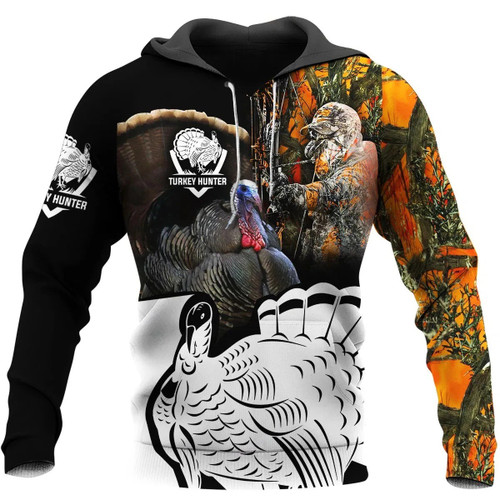Camo Turkey Hunting Hoodie T-Shirt Sweatshirt for Men and Women NM151101