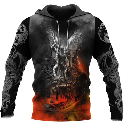 3D Tattoo and Dungeon Dragon Hoodie T Shirt For Men and Women NM050937