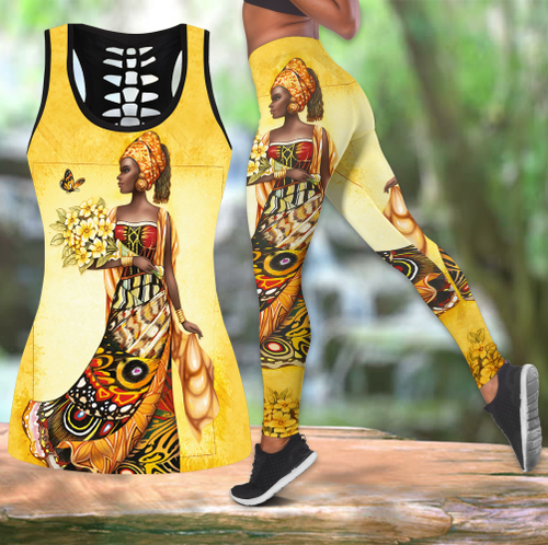 Tmarc Tee Beautiful African Girl Legging & Tank top-ML
