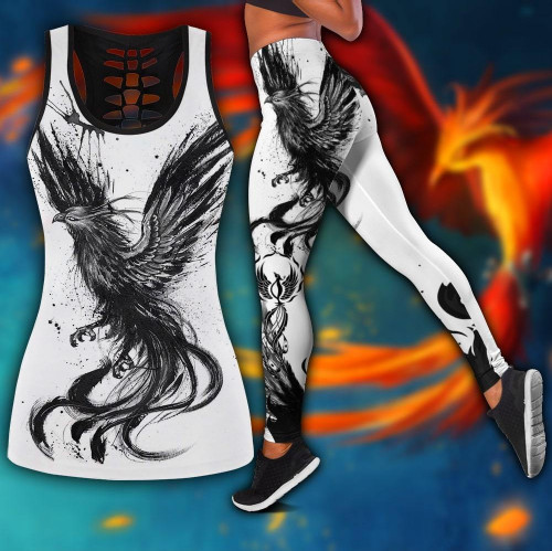 Tmarc Tee Beautiful Phoenix Tattoo Combo Outfit AM