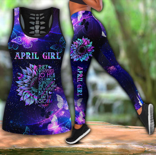 Tmarc Tee April Girl Combo Tank Top + Legging AM