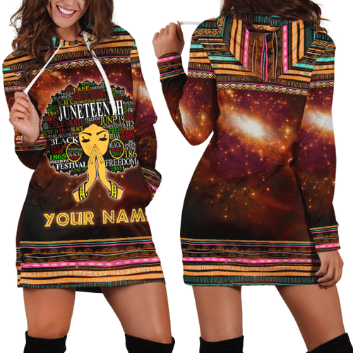 Juneteenth Tmarc Tee Personalized Africa Hoodie Dress A.S