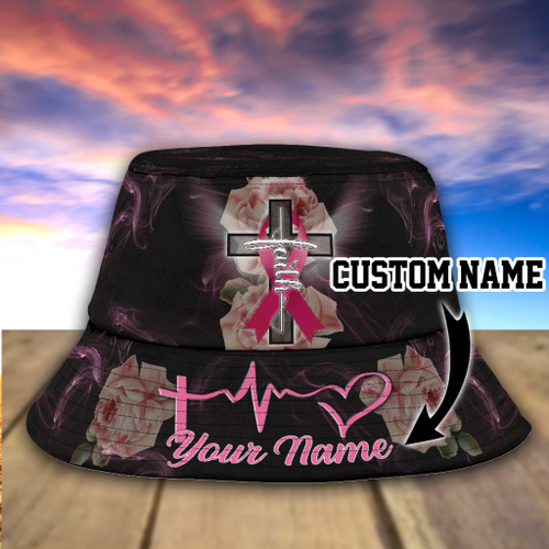 Tmarc Tee Breast Cancer Awearness Bucket Hat No
