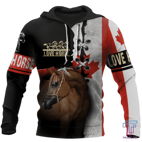 Tmarc Tee Love Horse D All over print for Men and Women shirt JJ