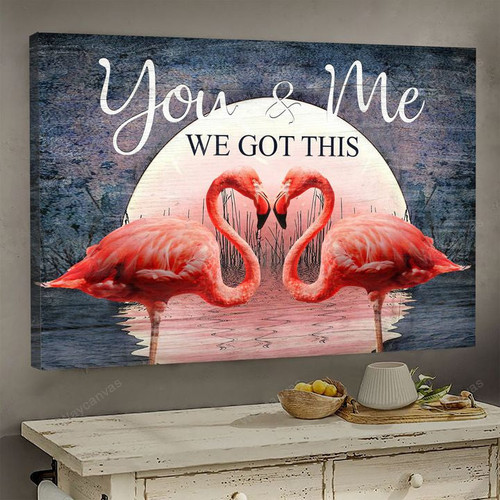 Tmarc Tee Flamingo Couple Poster