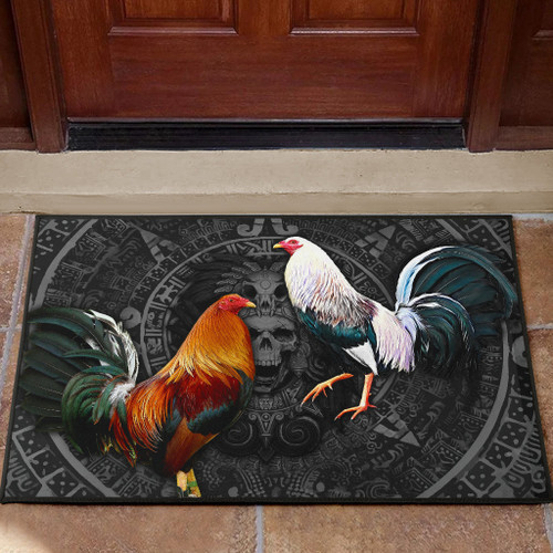 Tmarc Tee Mexican Aztec Rooster Printed Door Mat NHVH