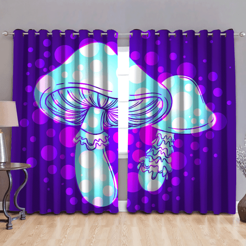 Tmarc Tee Mushroom Hippie Window Curtain KL26082201