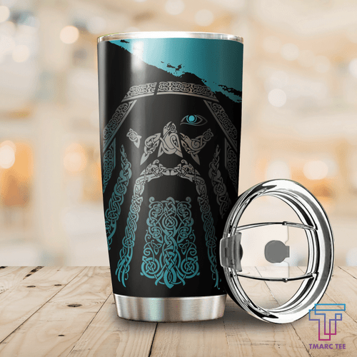 Tmarc Tee Viking Odin - Wotan Special Blue Tumbler
