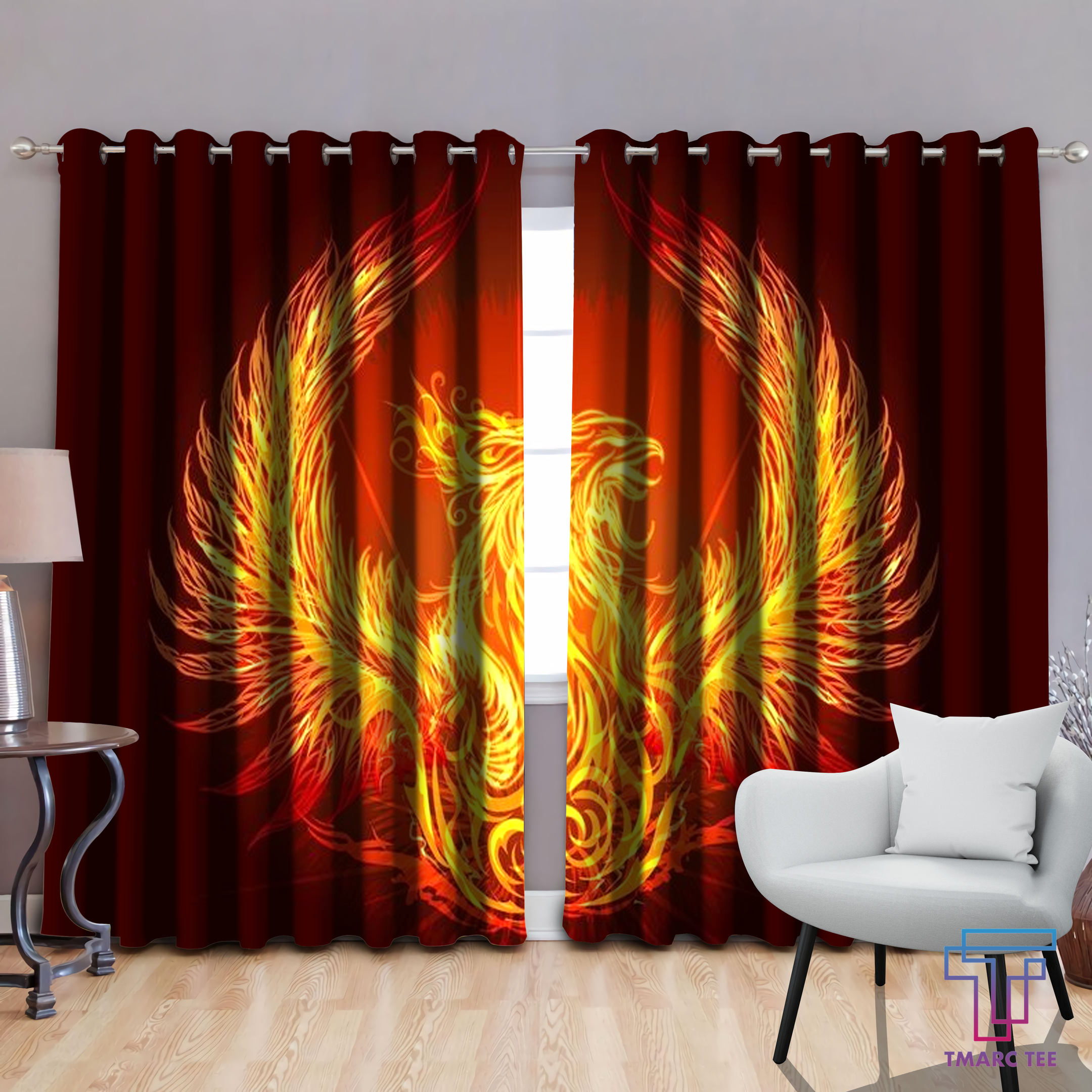 Tmarc Tee Phoenix Power by SUN Window Curtains JJS