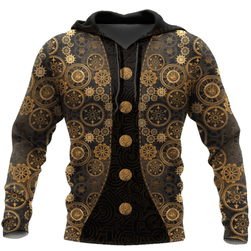 Tmarc Tee Steampunk Mechanic All Over Printed Hoodie For Men and Women TN